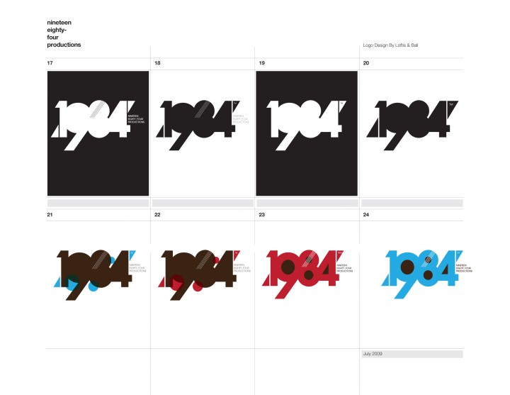 Design -5 / 15 1984 Studios | Logo Process