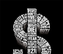 3d typography  & type treatments