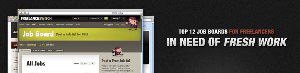 Top 12 Job Boards for the Freelance Designer in Need of Fresh Work